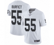 Men's Oakland Raiders #55 Vontaze Burfict White Vapor Untouchable Limited Player Football Jersey