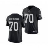 Men's Oakland Raiders #70 Alex Leatherwood 2021 Football Draft Black Vapor Untouchable Limited Jersey