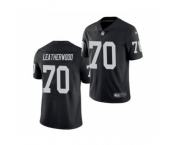 Men's Oakland Raiders #70 Alex Leatherwood 2021 Football Draft Black Vapor Untouchable Limited Jersey