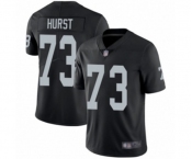 Men's Oakland Raiders #73 Maurice Hurst Black Team Color Vapor Untouchable Limited Player Football Jersey