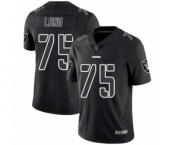 Men's Oakland Raiders #75 Howie Long Black Impact Limited Football Jersey