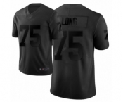 Men's Oakland Raiders #75 Howie Long Limited Black City Edition Football Jersey