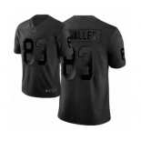 Men's Oakland Raiders #83 Darren Waller Limited Black City Edition Football Jersey