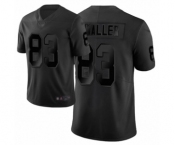 Men's Oakland Raiders #83 Darren Waller Limited Black City Edition Football Jersey