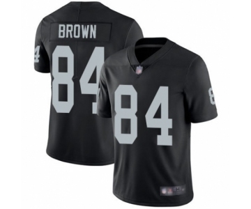 Men's Oakland Raiders #84 Antonio Brown Black Team Color Vapor Untouchable Limited Player Football Jersey