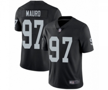 Men's Oakland Raiders #97 Josh Mauro Black Team Color Vapor Untouchable Limited Player Football Jersey