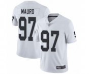 Men's Oakland Raiders #97 Josh Mauro White Vapor Untouchable Limited Player Football Jersey