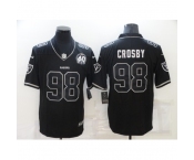 Men's Oakland Raiders #98 Maxx Crosby Black 60th Anniversary Vapor Untouchable Limited Jersey