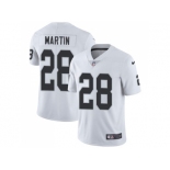 Nike Oakland Raiders #28 Doug Martin White Men Stitched NFL Vapor Untouchable Limited Jersey