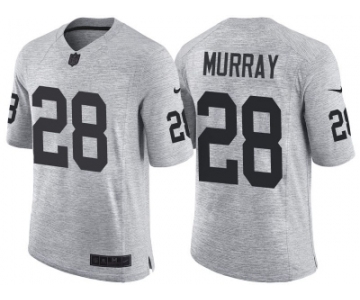 Nike Oakland Raiders #28 Latavius Murray 2016 Gridiron Gray II Men's NFL Limited Jersey