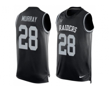 Nike Oakland Raiders #28 Latavius Murray Black Team Color Men's Stitched NFL Limited Tank Top Jersey