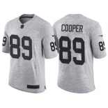 Nike Oakland Raiders #89 Amari Cooper 2016 Gridiron Gray II Men's NFL Limited Jersey