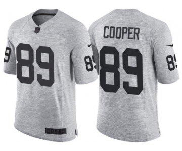 Nike Oakland Raiders #89 Amari Cooper 2016 Gridiron Gray II Men's NFL Limited Jersey