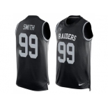 Nike Oakland Raiders #99 Aldon Smith Black Team Color Men's Stitched NFL Limited Tank Top Jersey