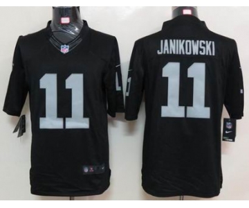 nike nfl jerseys oakland raiders #11 janikowski black[nike limited]