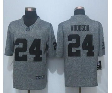 nike nfl jerseys oakland raiders #24 woodson gray[nike Limited][woodson]