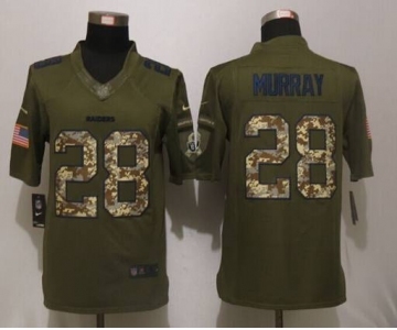 nike nfl jerseys oakland raiders #28 murray army green[nike Limited Salute To Service]