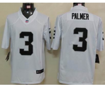 nike nfl jerseys oakland raiders #3 palmer white[nike limited]