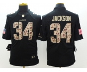 nike nfl jerseys oakland raiders #34 jackson black[salute to service limited]