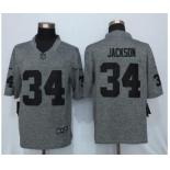 nike nfl jerseys oakland raiders #34 jackson gray[nike Limited]