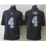 nike nfl jerseys oakland raiders #4 carr black[nike Limited]