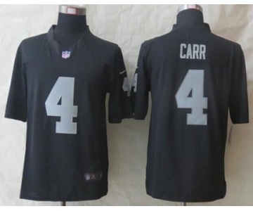 nike nfl jerseys oakland raiders #4 carr black[nike Limited]