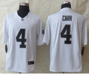 nike nfl jerseys oakland raiders #4 carr white[nike Limited]