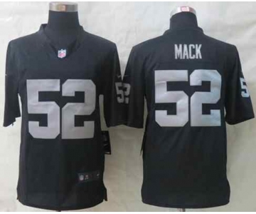 nike nfl jerseys oakland raiders #52 mack black[nike Limited]