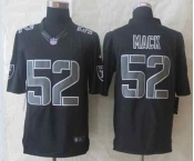 nike nfl jerseys oakland raiders #52 mack black[nike impact limited]