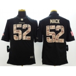 nike nfl jerseys oakland raiders #52 mack black[salute to service limited]