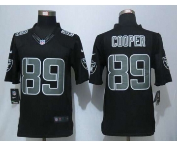 nike nfl jerseys oakland raiders #89 cooper black[nike impact limited][cooper]