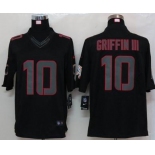 nike nfl jerseys washington redskins #10 griffiniii black[nike limited]