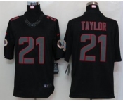 nike nfl jerseys washington redskins #21 fred taylor black[nike limited]