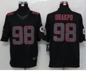 nike nfl jerseys washington redskins #98 orakpo black[nike limited]