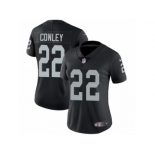 Women Nike Oakland Raiders #22 Gareon Conley Black Team Color Vapor Untouchable Limited Player NFL Jersey