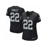 Women Nike Oakland Raiders #22 Gareon Conley Game Black Team Color NFL Jersey