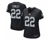 Women Nike Oakland Raiders #22 Gareon Conley Game Black Team Color NFL Jersey