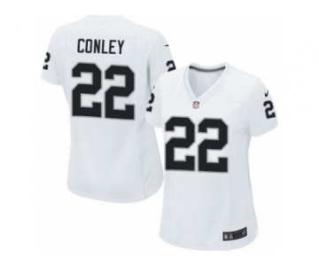 Women Nike Oakland Raiders #22 Gareon Conley Game White NFL Jersey