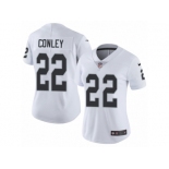 Women Nike Oakland Raiders #22 Gareon Conley White Vapor Untouchable Limited Player NFL Jersey