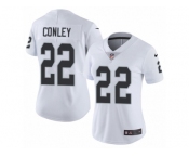 Women Nike Oakland Raiders #22 Gareon Conley White Vapor Untouchable Limited Player NFL Jersey