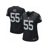 Women Nike Oakland Raiders #55 Marquel Lee Game Black Team Color NFL Jersey