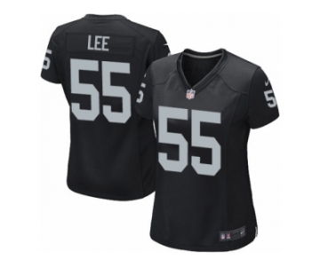 Women Nike Oakland Raiders #55 Marquel Lee Game Black Team Color NFL Jersey