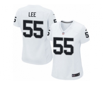 Women Nike Oakland Raiders #55 Marquel Lee Game White NFL Jersey