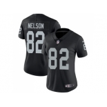 Women Nike Oakland Raiders #82 Jordy Nelson Black Team Color Stitched NFL Vapor Untouchable Limited Jersey