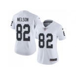 Women Nike Oakland Raiders #82 Jordy Nelson White Stitched NFL Vapor Untouchable Limited Jersey