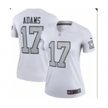 Women's Las Vegas Raiders #17 Davante Adams White Color Rush Limited Stitched Jersey