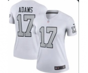 Women's Las Vegas Raiders #17 Davante Adams White Color Rush Limited Stitched Jersey