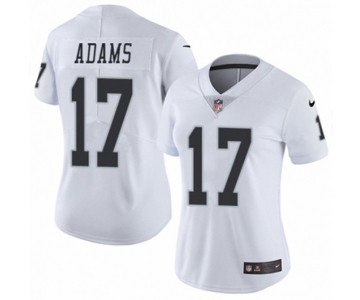 Women's Las Vegas Raiders #17 Davante Adams White Vapor Untouchable Limited Stitched Jersey