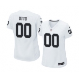 Women's Nike Oakland Raiders #0 Jim Otto White NFL Jersey