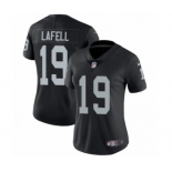 Women's Nike Oakland Raiders #19 Brandon LaFell Black Team Color Vapor Untouchable Limited Player NFL Jersey